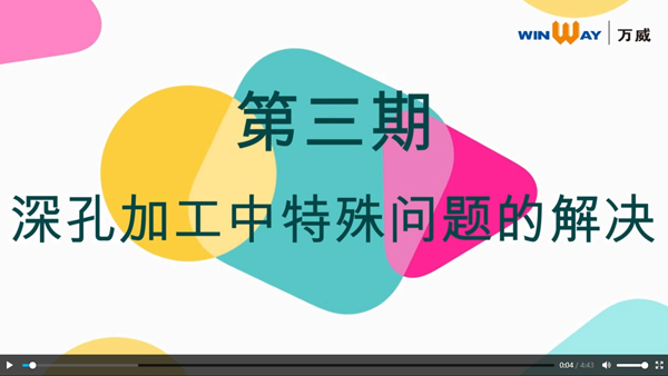 刀具小课堂第三期：深孔加工中特殊问题的解决